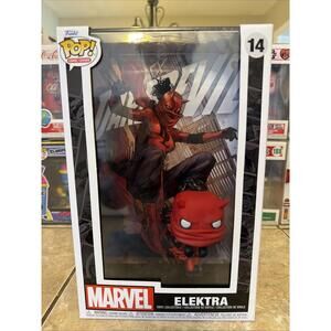 Funko Pop! Comic Book Cover with Case: Marvel - Elektra #14